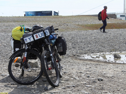Велосипеды на Ледниковой Лагуне в Исландии, фото Стасмир, photo Stasmir